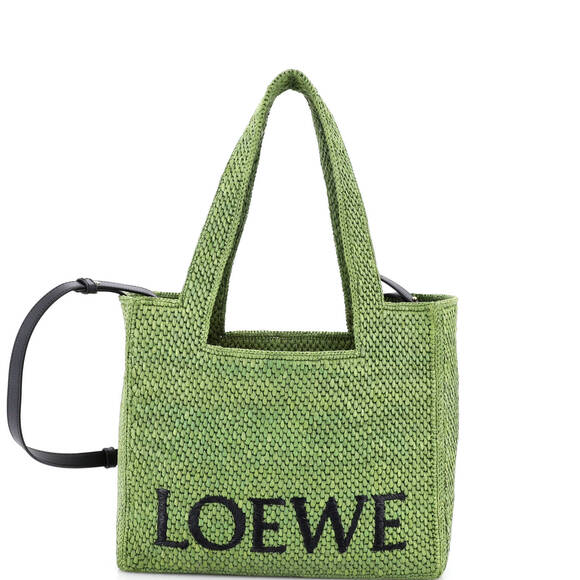Loewe Handbags - Loewe Medium Paula's Ibiza Logo Convertible Tote Raffia